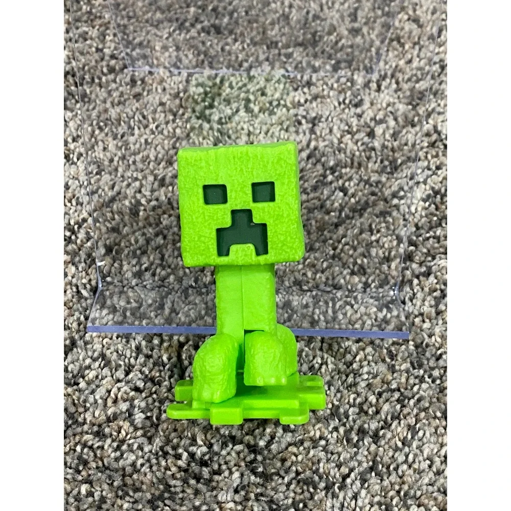 Action Figure Minecraft Unisex Green Excellent Textured Creeper Toy OS